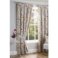 Sundour Cheshire Floral Fully Lined Pencil Pleat Curtains | Size: 168 cm width x 229 cm drop
