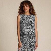 Lands' End Women's Lightweight Sleeveless Top in Black | Size: 14-16