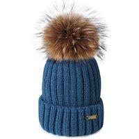 Coldstream Men's Lamberton Bobble Beanie in Duck Egg Blue
