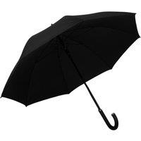 Swiss Peak Men's Vero RPET Stick Umbrella in Black