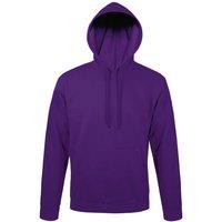 SOL'S Men's Snake Hooded Sweatshirt Hoodie in Purple | Size: Medium