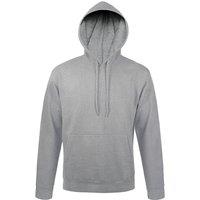 SOL'S Men's Snake Hooded Sweatshirt Hoodie in Grey | Size: 2XL