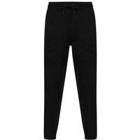 SF Men's Cuffed Jogging Bottoms in Black | Size: XL