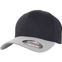 Flexfit Men's Two Tone Cap in True Black | Size: S/M
