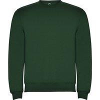 ROLY Men's Clasica Crew Neck Sweatshirt in Bottle Green | Size: Medium