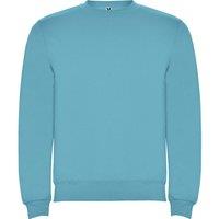 ROLY Men's Clasica Crew Neck Sweatshirt in Turquoise | Size: Small