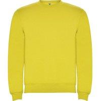 ROLY Men's Clasica Crew Neck Sweatshirt in Yellow | Size: Small