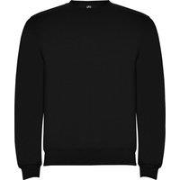ROLY Men's Clasica Crew Neck Sweatshirt in Black | Size: XS
