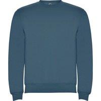 ROLY Men's Clasica Crew Neck Sweatshirt in Mid Blue | Size: Small