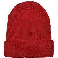 Flexfit Men's Knitted Waffle Beanie in Red
