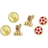 Liverpool FC Men's Stud Earrings Set (Pack of 3) in Red
