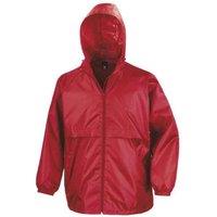 Result Core Men's Core Lightweight Waterproof Jacket in Red | Size: Large