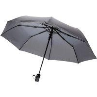 XD Design Men's Impact Aware RPET Automatic Folding Umbrella in Dark Grey