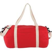 Bullet Men's The Cotton Barrel Duffel in Red