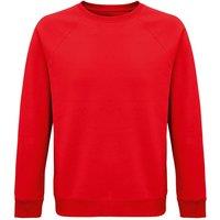 SOL'S Men's Space Raglan Sweatshirt in Red | Size: XS