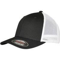 Flexfit Men's Mesh Trucker Cap in True Black