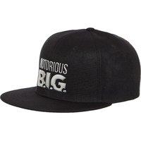 Biggie Smalls Men's Logo Snapback Cap in True Black