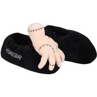 Wednesday Men's Logo Black Slippers | Size: Large/XL