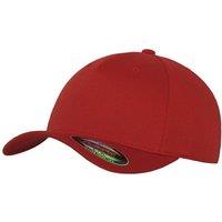 Flexfit Men's 5 Panel Cap in Red