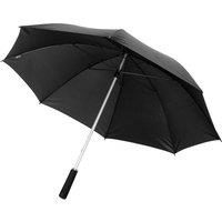 Swiss Peak Men's Aware Manual Ultra Light Folding Umbrella in Black