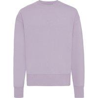 IQONIQ Men's Kruger Cotton Crew Neck Relaxed Fit Sweatshirt in Lavender | Size: 2XS