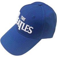 The Beatles Men's Drop T Logo Baseball Cap in Mid Navy