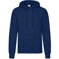Fruit of the Loom Men's Classic Hooded Sweatshirt in Navy | Size: Small