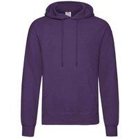 Fruit of the Loom Men's Classic Hooded Sweatshirt in Purple | Size: 2XL