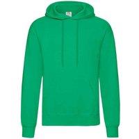 Fruit of the Loom Men's Classic Hooded Sweatshirt in Green | Size: Medium