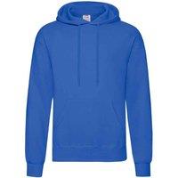 Fruit of the Loom Men's Classic Hooded Sweatshirt in Blue | Size: 2XL