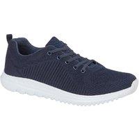 Dek Men's Freeway Memory Foam Trainer in Navy | Size: 7