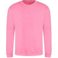 AWDis Men's Just Hoods Sweatshirt in Pink | Size: 2XL