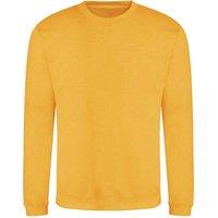 AWDis Men's Just Hoods Sweatshirt in Gold | Size: 2XL