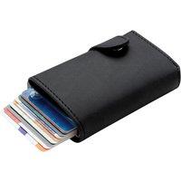 XD Design Men's Standard Aluminium RFID Blocking Card Holder in Black