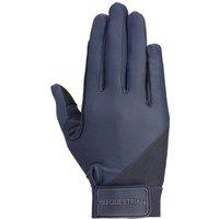 Hy Men's Absolute Fit Riding Gloves in Navy | Size: XS