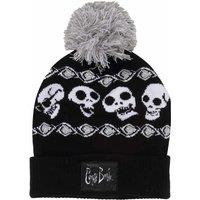 Corpse Bride Men's Skeleton Band Snow Beanie in Black