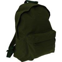 Bagbase Men's Fashion Backpack Rucksack (18 Litres) Pack of 2 in Olive