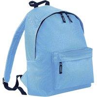 Bagbase Men's Fashion Backpack Rucksack (18 Litres) Pack of 2 in Mid Blue