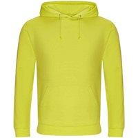 AWDis Men's College Hooded Sweatshirt Hoodie in Bright Green | Size: Small