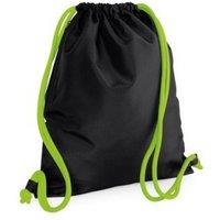Bagbase Men's Icon Drawstring Bag Gymsac Pack of 2 in Black