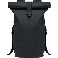 MidOcean Men's Zurich Roll Washed Canvas Backpack in Black