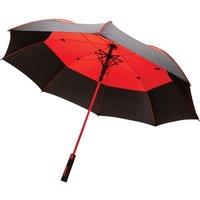 XD Design Men's Impact Aware RPET Automatic Stormproof Stick Umbrella in Red