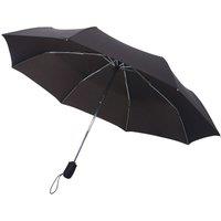 Swiss Peak Men's Aware Traveller Automatic Folding Umbrella in Black
