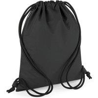 Bagbase Men's Reflective Gymsac in Jet Black