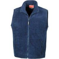 Result Men's Polartherm Fleece Lined Body Warmer in Navy | Size: XL