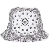 Flexfit Men's Bandana Printed Bucket Hat in White