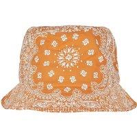 Flexfit Men's Bandana Printed Bucket Hat in Orange