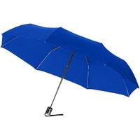 Bullet Men's 21.5in Alex 3-Section Auto Open & Close Umbrella Pack of 2 in Blue