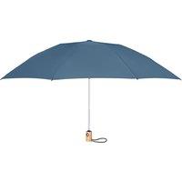 MidOcean Men's Leeds Bamboo 190T Folding Umbrella in Blue