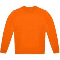 B&C Men's ID.332 Crew Neck Sweatshirt in Orange | Size: XS